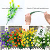 UV-Resistant Artificial Flower Bouquet for Indoor & Outdoor Decor
