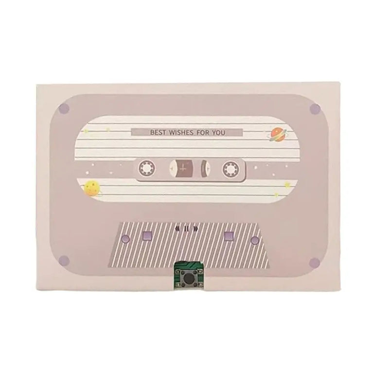 Retro Cassette Voice Greeting Card