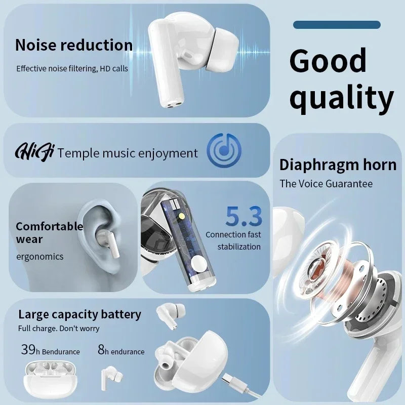 True Wireless Earbuds with Active Noise Cancellation