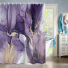 Luxury Marble Abstract Fluid Pattern Shower Curtain