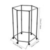 Hexagon Rotating Floor Clothes Rack