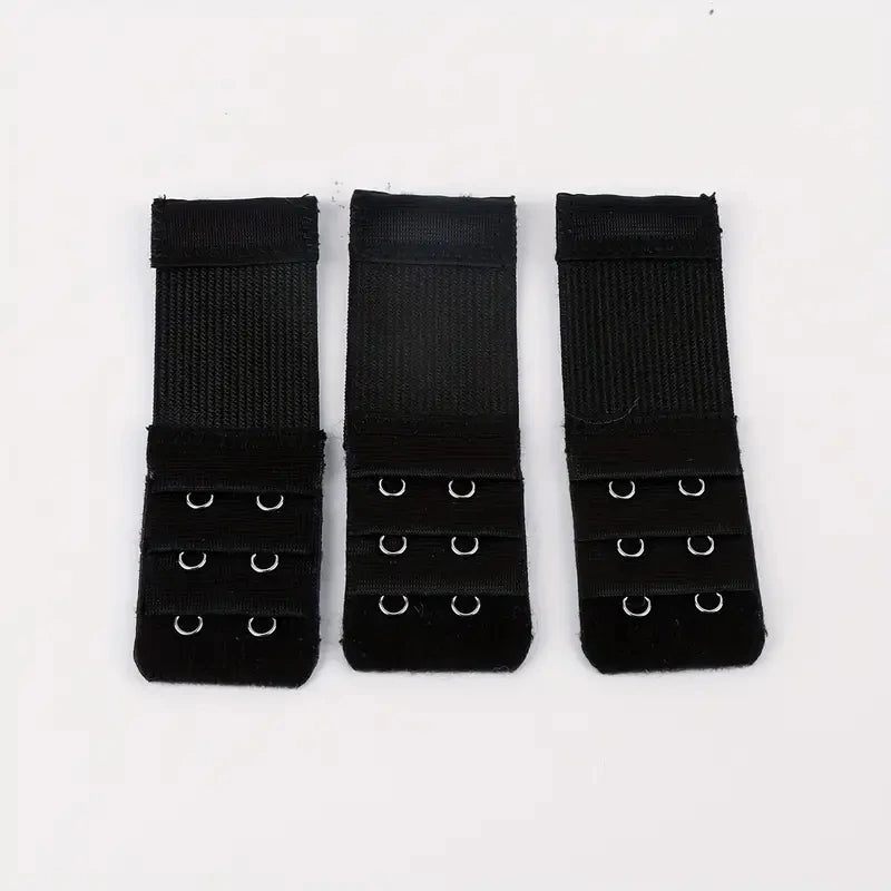 Adjustable Bra Extender with 3-Row Hook and 2-Hook Design