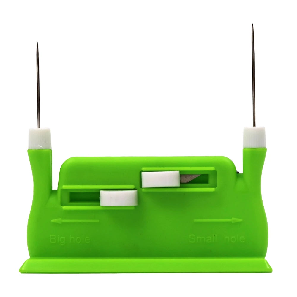 Double-Headed Automatic Needle Threader with Needle Holder