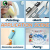 Application scene showing Marie's decorative paper tape used for painting, marking, decoration assistance, and party setups.