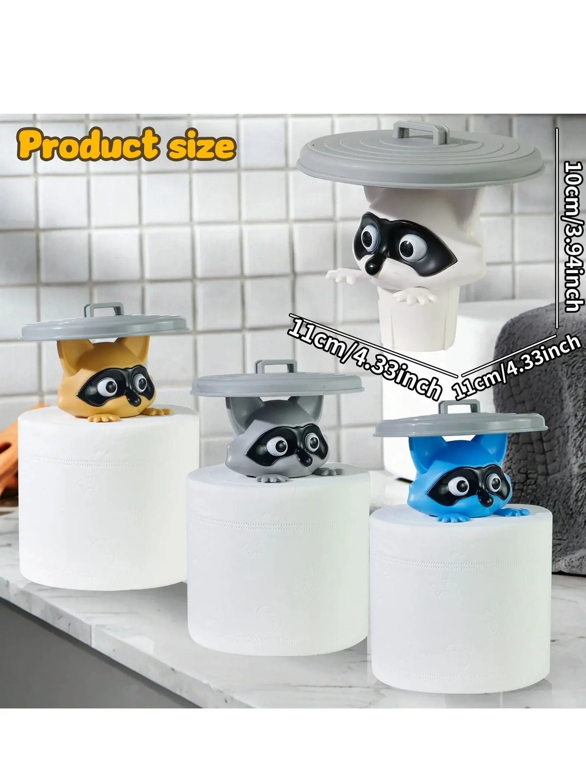 Playful Animal Toilet Paper Holder for Bathroom Home Decor