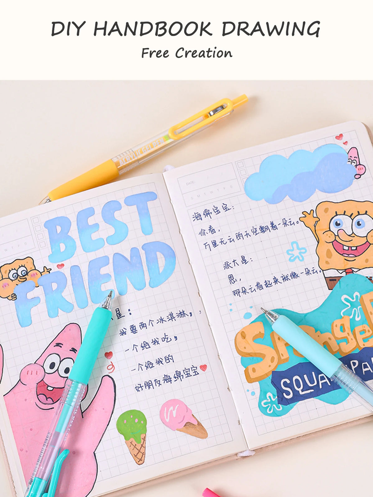 Vibrant Acrylic Gel Pens Set for Art & Writing