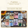 Mini PU Leather Journal Keychain with Keyring