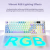 Compact 98-Key Wired Keyboard with RGB Lighting