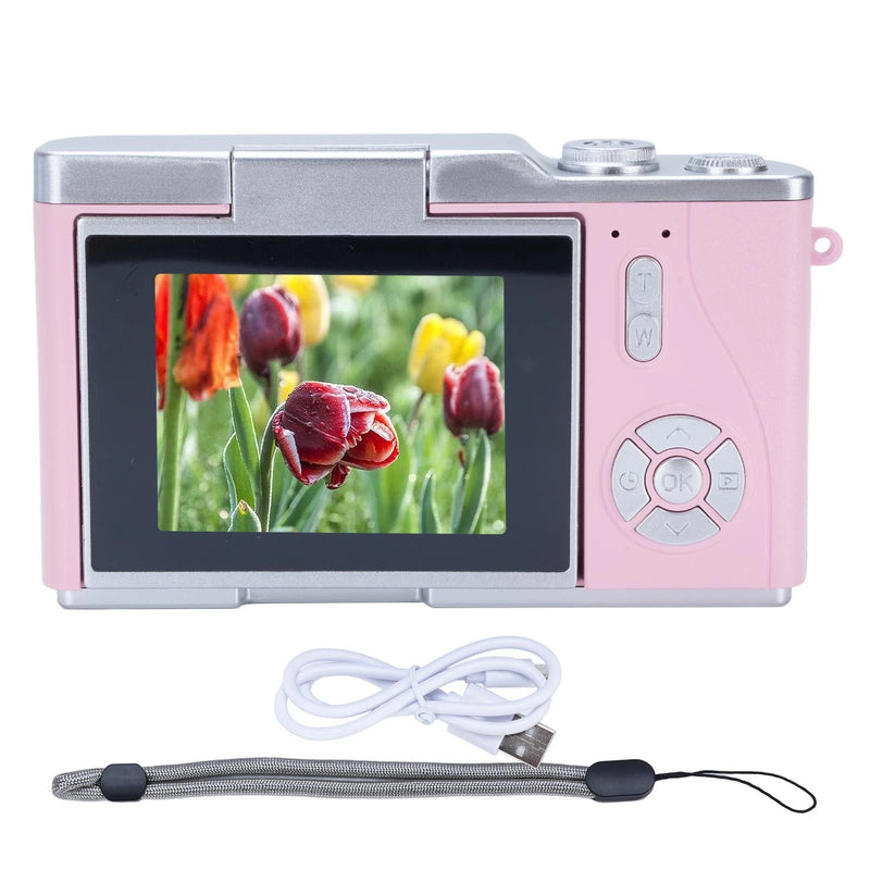48MP Digital Camera with Flip Screen and LED Light