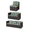 Waterproof Stretch Outdoor Sofa Cover with Tropical Leaf Print