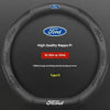 Carbon Fiber Steering Wheel Cover for Ford Models