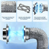 Magnetic Dryer Vent Connector with 4-Inch Duct