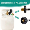 Manomètre à propane universel avec adaptateur QCC1