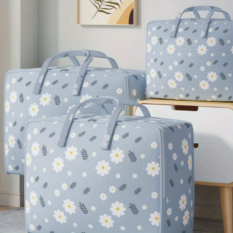 Large Foldable Blanket Storage Bags for Comforters and Bedding