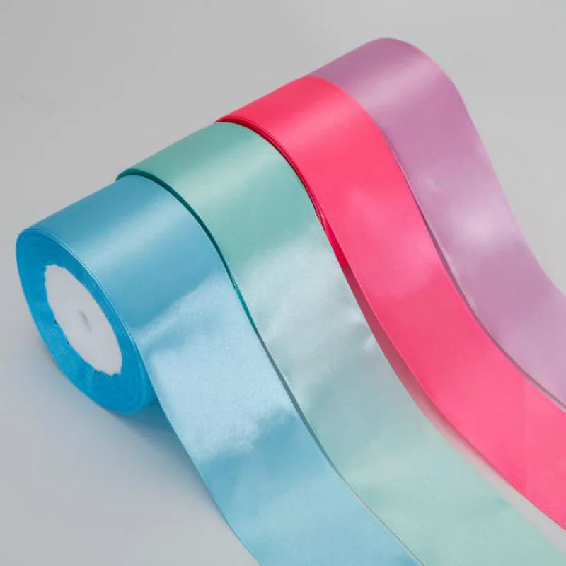 Silk Satin Ribbon Roll for Gift Wrapping, DIY Crafts, and Party Decor