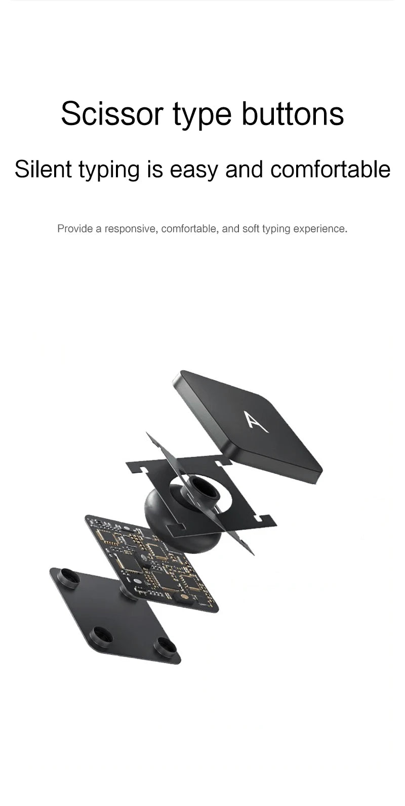 Bluetooth Keyboard Case with Touchpad for iPad Pro, Air & Standard Models