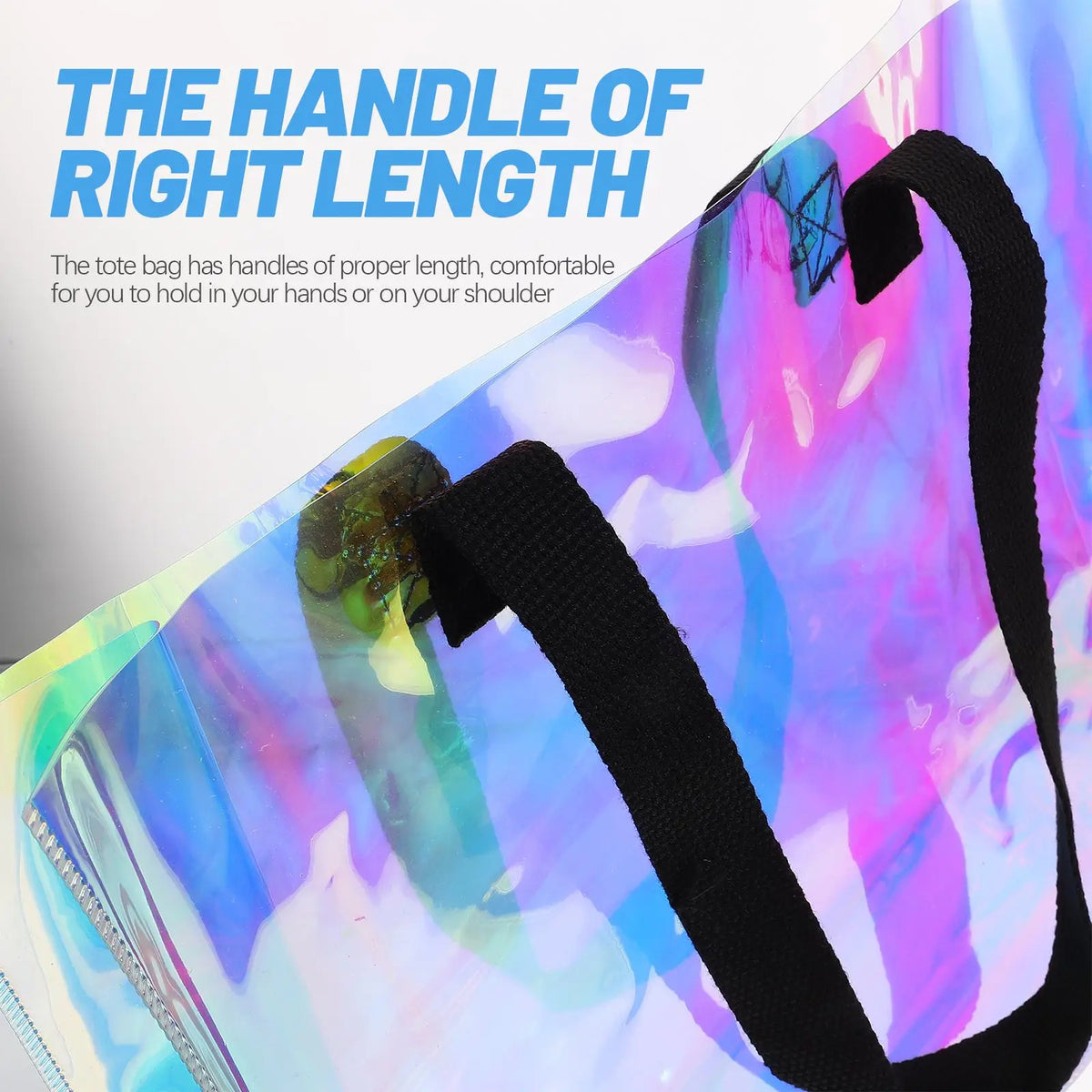 Sac Tote PVC Imperméable Iridescent