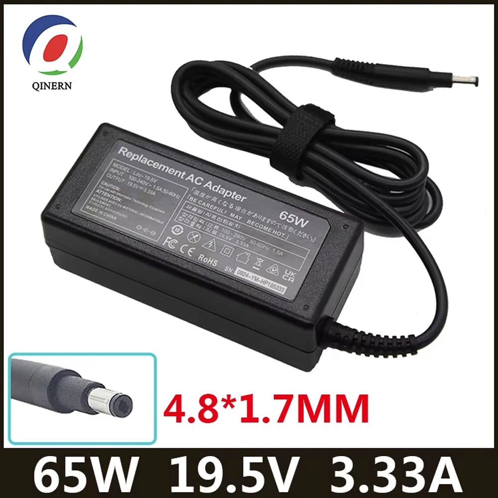 65W Laptop Charger for HP Envy and Pavilion (19.5V 3.33A)