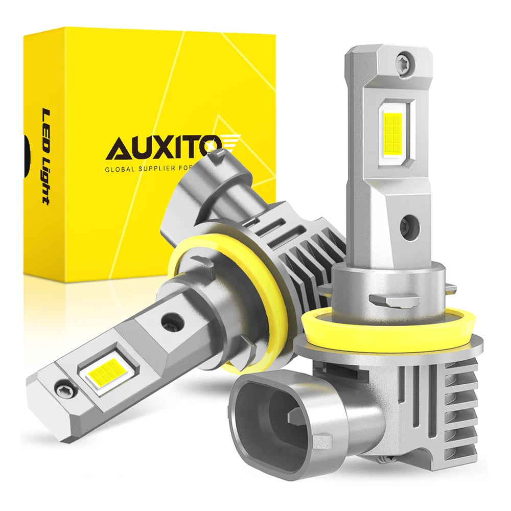 Fanless LED Headlight Bulbs with 360° Lighting (H8/H11/H9/9005/9006)