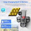 Solar-Powered Triple-Lens PTZ Security Camera