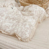 Vintage Floral Cotton Muslin Baby Quilt