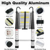 A set of high quality aluminum ladder components including a slide latch, securing strap, spacer, coupling, grip handle, and 