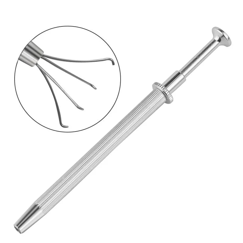 Precision Jewelry Gripper with 4-Claw Diamond & Bead Holder
