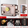 Stainless Steel Exterior Door Lock with 5 Keys