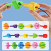 Montessori Wooden Gears Stacking & Threading Game for Kids