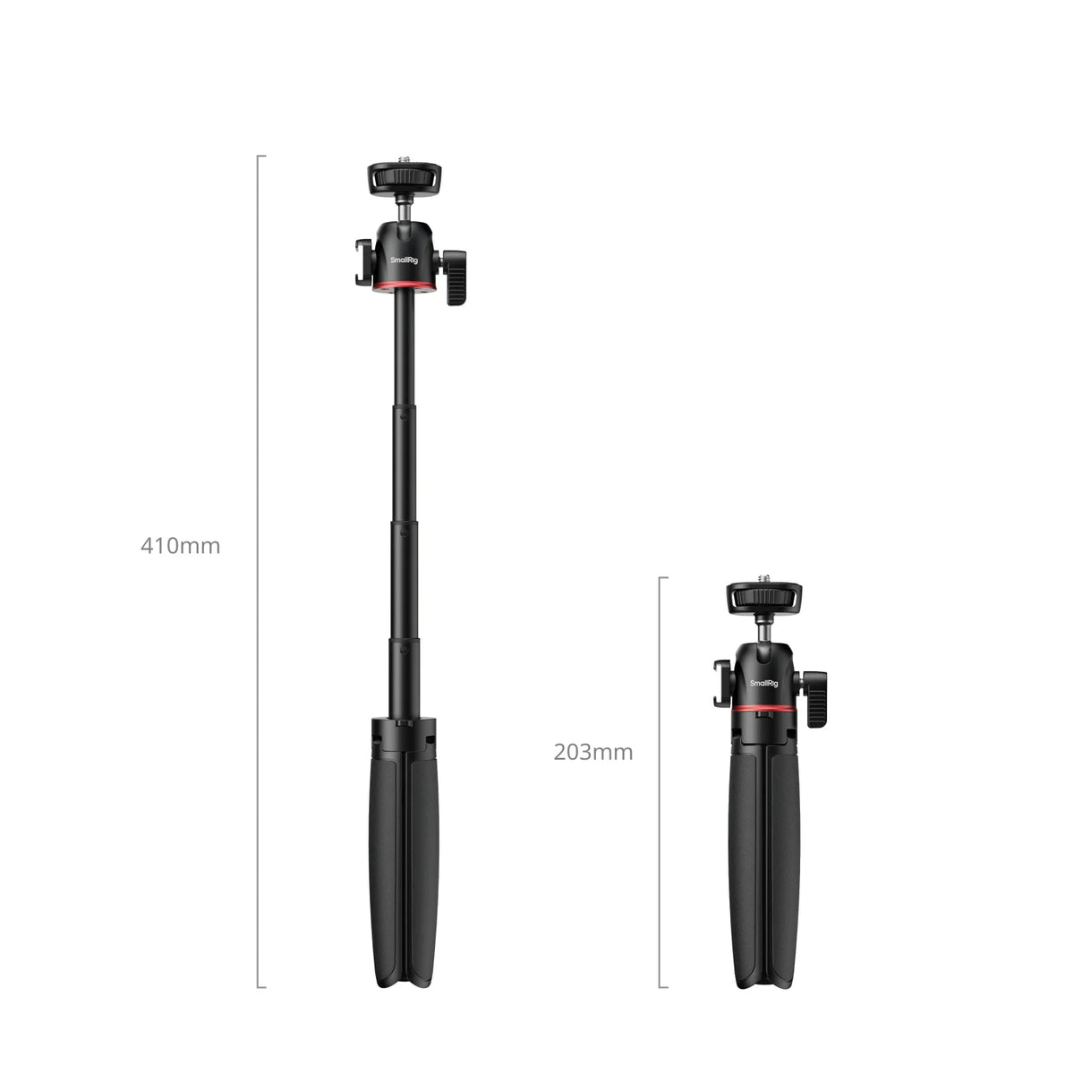 3-in-1 Carabiner Vlog Tripod for Cameras & Smartphones