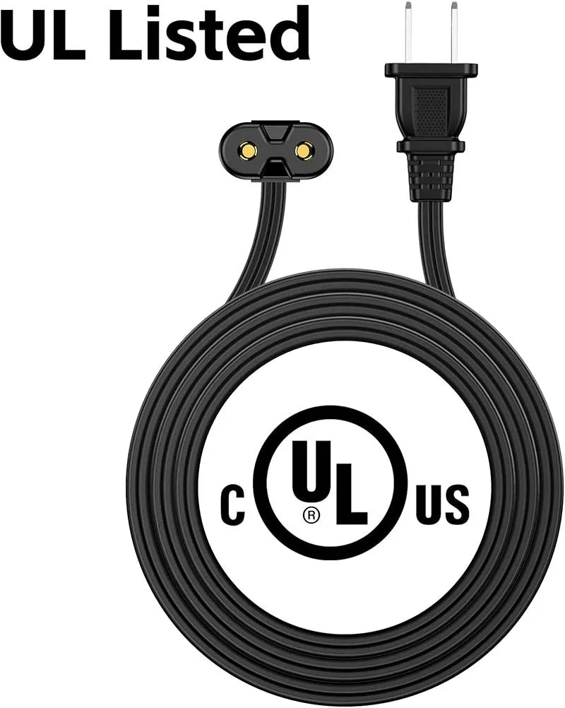 2-Prong US Power Cord (1.5m, AC 250V/10A)