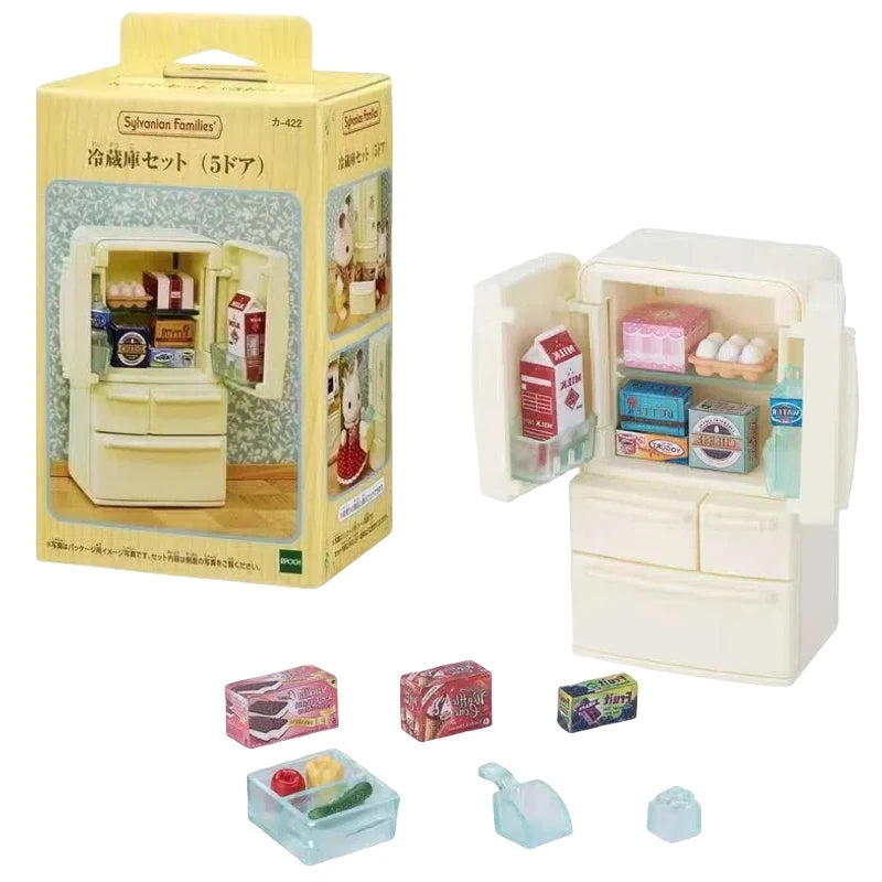 A boxed set of Sylvanian Families Forest Friends featuring small figures and accessories.