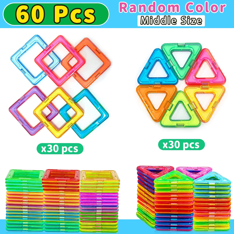 Magnetic Building Blocks Construction Set