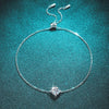Classic Sterling Silver Moissanite Chain Bracelet