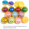 A collection of colorful glitter squishy stress relief fidget toys in various shades and shapes.