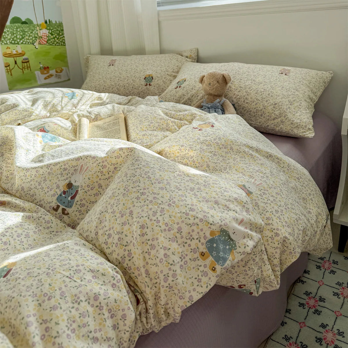 Ultra-Soft Microfiber Duvet Cover Set with Pillowcases