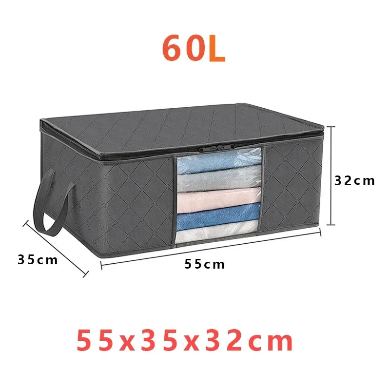 Foldable Storage Bags for Clothes and Blankets