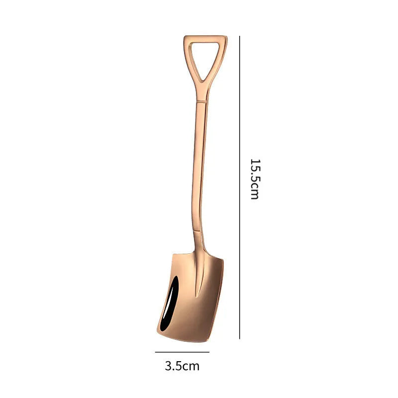 Cuillère à Dessert et à Café en Acier Inoxydable