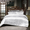 Silver Royal Luxury Duvet Cover Set with Pillowcases