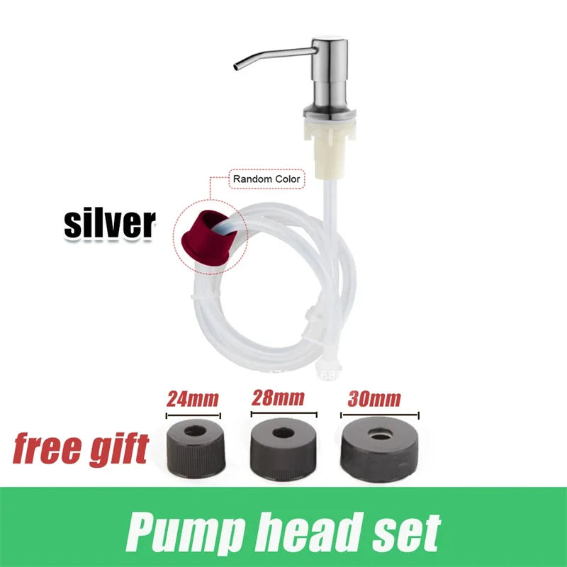 Stainless Steel Kitchen Soap Dispenser with Pump