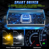 Smart App Control LED Headlight Bulbs with Triple Color Modes