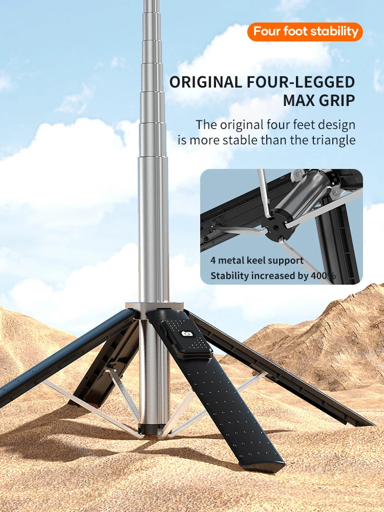 Bluetooth Selfie Stick Tripod with Remote Control