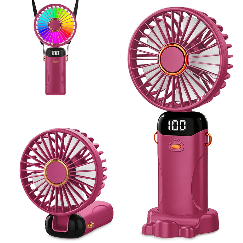 Foldable USB Rechargeable Handheld Fan