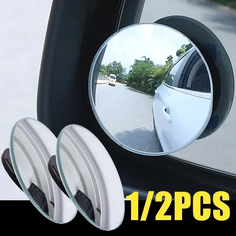 360° Adjustable Car Blind Spot Mirror – Wide Angle Convex Rear View Mirror