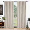 Silver Wave Pattern Blackout Curtains with Thermal Insulation and Noise Reduction