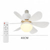 Modern Ceiling Fan with LED Light and Remote Control