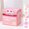 Pull-Out Sticky Notes Roll with Clear Transparent Finish