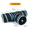 Foldable S-Shaped Cat Play Tunnel