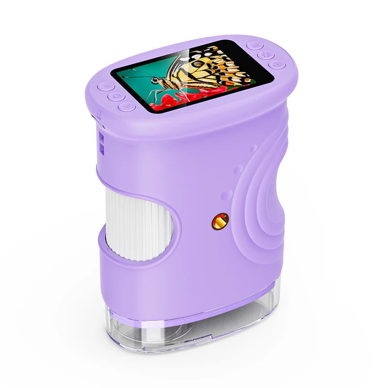 Handheld Digital Microscope for Kids – 2-Inch Screen, 200X-1000X Zoom