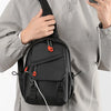 Men's Multi-Pocket Outdoor Chest Bag for Cycling and Hiking